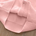 thumbnail image 6 of Girls 2-Piece Set Pink Ruffle Knit Top and Plaid Skirt, Soft Acrylic Outfit with Stretch Waist for School Holiday, Kids to Kids 2-8 Years,Size 2-3 T, 6 of 8