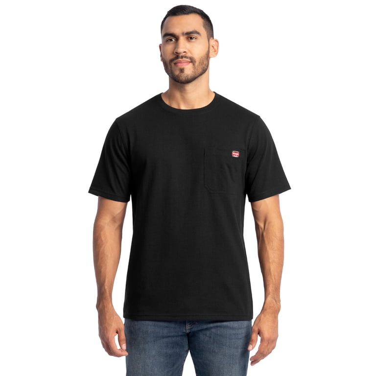 Wrangler Men's Short Sleeve Heavyweight Pocket Crew Shirt photo 1