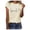 Z494 Beige, variant on Landzoo Women'S T-Shirt Letter Print Short Sleeve Crew Neck Tops Summer Casual Women Tees Size L Beige