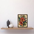 thumbnail image 2 of Red Jasmine Flower Old School USA Tattoo Ink Body Rockabilly Americana 50s Artwork Framed Wall Art Print A4, 2 of 4