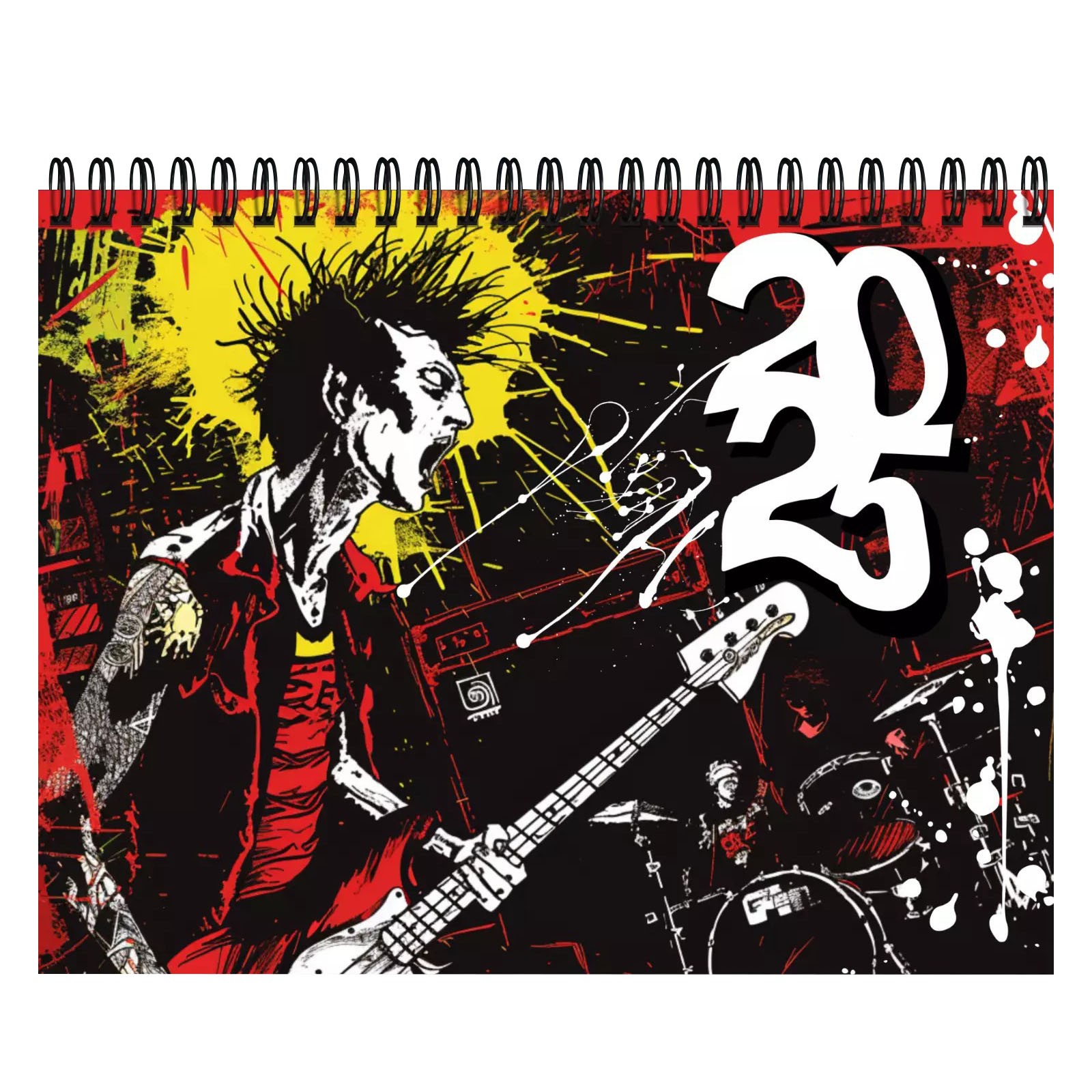 Calendrier Punk Moins de 10 Calendrier Punk 2025 Calendrier Punk Calendrier 12 Mois Calendrier Punk Rock