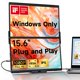 thumbnail image 1 of Monitor Portátil IPS JSAUX FlipGo Lite 15.6 Pulgadas Doble Apilado 1080P FHD con Hub Incorporado Dis, 1 of 9