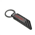thumbnail image 2 of iPick Image for GMC in Red Black Chrome Metal Plate Carbon Fiber Texture PU Leather Key Chain, Official Licensed, 2 of 5