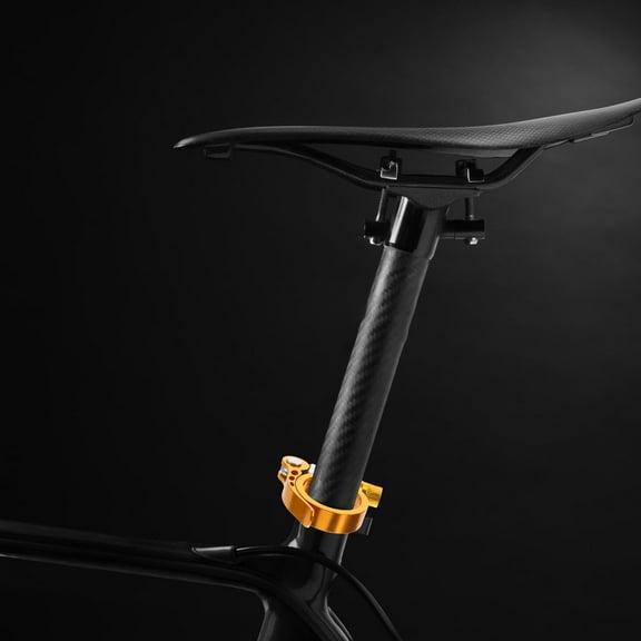 LEXSOMEO Bike Seat Post Clamp Folding Bike Seatpost Fixator Aluminum Alloy Seatpost Collar for