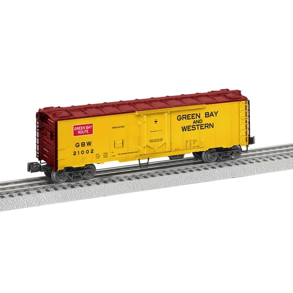 Lionel Green Bay & Western 40' Plug Door Reefer #21002 O Gauge