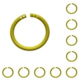 thumbnail image 1 of Sidaley 10 unidades/juego de organizar y artículos con anillos de carpeta de hojas sueltas de plástico, álbumes de recortes, facturas, amarillo diámetro 27mm 10piezas, 1 of 6