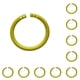 thumbnail image 1 of Inteprter 10 piezas de artículos limpios y ordenados-anillos de carpeta de hojas sueltas para tarjetas documentos de papel y álbumes de amarillo diámetro 27mm 10Conjunto, 1 of 6