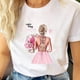 thumbnail image 3 of Camiseta de dibujos animados para mujer, ropa de manga corta, informal, de viaje, bonita, a la moda, 3 of 5
