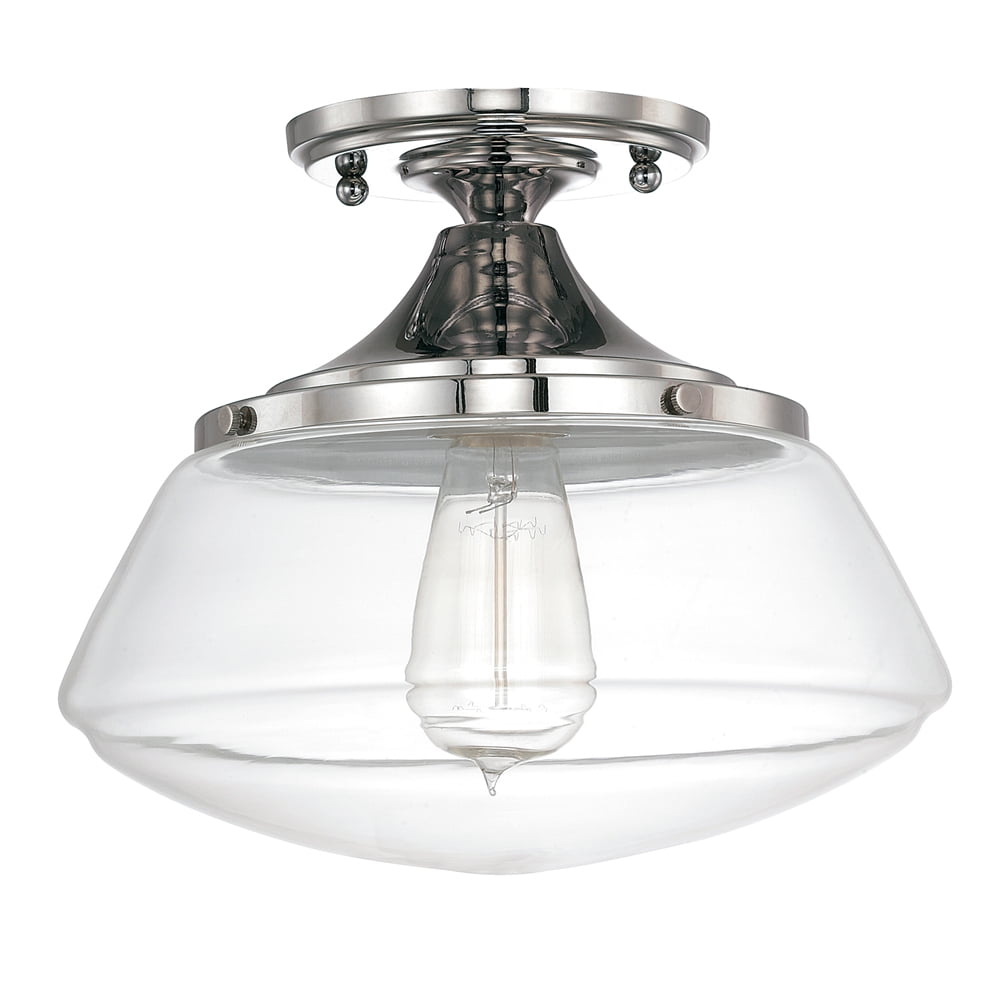 Capital Lighting Capital Ceiling Polished Nickel 1 Light Ceiling