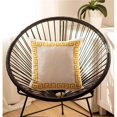 thumbnail image 1 of HomeRoots 399378 Yellow & White Greek Key Classic Throw Pillow, Multi Color, 1 of 1