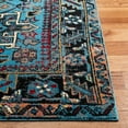 thumbnail image 3 of SAFAVIEH Vintage Hamadan Dania Oriental Area Rug, Light Blue/Black, 8' x 10', 3 of 7