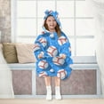 thumbnail image 7 of joogoo Wearable Blanket Hoodie for Baseballs Oversized Sherpa Hooded 3-14 YR M, 7 of 7