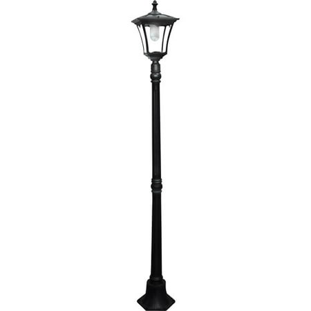 Paradise Cast Aluminum Patio Post Light, Black