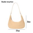 thumbnail image 2 of Bolso de hombro de color sólido Bolsos elegantes para mujeramarillo, 2 of 6