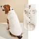 thumbnail image 1 of Zhuge Chaqueta de invierno cortavientos para perros: abrigo cálido de 2 capas con forro polar para perros pequeños, medianos y grandes | Chaleco para clima frío (3XL, blanco), 1 of 4
