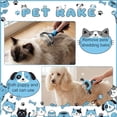 thumbnail image 3 of 4 Pieces Dematting Comb for Dogs Pets Grooming Tools for Dogs and Cats-Fine Tooth Comb,Deshedding Tool & Double-sided Tools Set Ideal for Long/short Hair,Knot Removal, 3 of 7