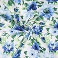 thumbnail image 3 of Waverly Inspirations 2 Yard Precut 100% Cotton Duck Fabric, Bl Blooms, 45" Wide for Quilting & Sewing, 3 of 7