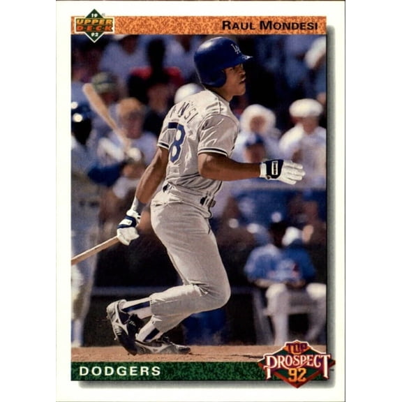 Raul Mondesi 1992 Upper Deck MLB #60 Baseball Card Los Angeles Dodgers