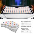 thumbnail image 5 of XMXY Car Sun Shade Windshield, Colorful Triangle Automotive Front Window Sun Visor for Cars SUV Trucks, Small Size, 5 of 8