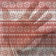 thumbnail image 3 of Nordic Tulle Curtains with Rod Pocket, Norwegian Swedish Traditional Motifs Stitch Needlework Pattern Vintage Image, Sheer Drape for Wedding Party 2 Panels, 7 Sizes, Vermilion White, by Ambesonne, 3 of 3