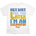 thumbnail image 2 of Blippi Excavator Song Kids T Shirt for Youth Boys and Girls, White, Large, 2 of 4