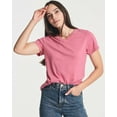 thumbnail image 2 of Real Essentials 4 Pack: Women's Classic-Fit Cotton Short-Sleeve V-Neck T-Shirt (Available in Plus Size), 2 of 6