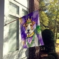 thumbnail image 4 of Fox Terrier King of Mardi Gras House Flag 28 in x 40 in, 4 of 7