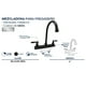 thumbnail image 2 of Llave Mezcladora Fregadero O Tarja Alfa  Cocina Cisne Negro Mate, 2 of 2