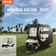 thumbnail image 2 of Carcasa para carrito de golf VEVOR para 2 pasajeros, coche club, 600D, poliéster, 2 of 9