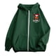 thumbnail image 4 of WILLBEST Sudadera con Capucha para Mujer, Estilo Casual, con Estampado Navideño, Cremallera, Manga Larga, Bolsillo y Cordón Ajustable Chica​​, 4 of 8