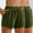 Army Green, variant on Uaswgudfs 2-piece set Women's Casual Elastic Waist Drawstring Shorts - 8" Inseam Summer Lounge Shorts with Pockets & Everyday Comfort Army Green XXL