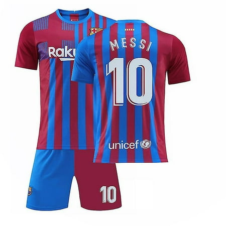 2021-2022 Messi Barcelona Jersey, Jersey T-shirt-messi-10, Home Jersey