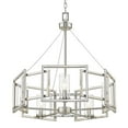 thumbnail image 2 of Golden Lighting Marco 5-light Chandelier in Pewter, 2 of 6