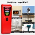 thumbnail image 3 of Portable Electromagnetic Field Meter with 5 LED Indicators - Handheld Gauss Meter for Home Appliance Radiation Detection (Requires 1x 9V Battery, Not Included), 3 of 6