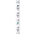 thumbnail image 1 of CAROOTU Wooden Height Measure Hanging Ruler Cute Cartoon Roll Up Cloth Growth Chart for Kids Decorative Props for Bedroom Home, 1 of 7