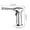 Silver228, variant on WUXICHEN Blue Flame Spray Torch Lighter, 360° Inverted Fire Windproof Butane Torch, Desktop Handheld for Outdoor BBQ or Baking, Silver