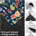thumbnail image 3 of Pioneer Flower Floral Print Pattern Kitchen Rugs Sets Of 3,Kitchen Runner Rugs Non Skid Washable,Decorative Kitchen Floor Mats for Kitchen,Sink,Laundry,17"x30"+ 17"x47" + 17"x59", 3 of 6