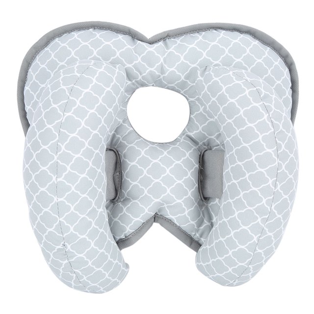 Soporte para el cuello del cochecito infantil, asiento de bebé transpirable portátil, almohada para el cuello, soporte para la cabeza del asiento del bebé, diseño elevado