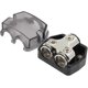 thumbnail image 2 of 2 Way B Gau Out, Car O Amp Connecting B For O Splitter1pcsgrey, 2 of 3