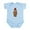 Sky Blue, variant on CafePress - Chicken Pot Pi Baby Light Bodysuit - Baby Light Bodysuit, Size Newborn - 24 Months