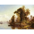 thumbnail image 3 of Bellerman, Ferdinand 14x11 Black Modern Framed Museum Art Print Titled - Paisaje Venezolano, 3 of 5