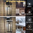 thumbnail image 3 of Light Fixture ZSMAIKU - Farol de pared para exteriores (51 cm, color negro, E26), 3 of 6