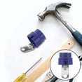 thumbnail image 1 of Phenofice 1Pcs Rv Trailer Hitch Trailer Plug Holder Blue Plastic Iron Compact Accessories Power And Signal Connection, 1 of 8