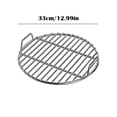 thumbnail image 3 of 13 Inch Stainless Steel Round Grill Grate 6mm Thick No Coating Multi-Purpose BBQ Cooking Rack For Grilling Baking Steaming, 3 of 9
