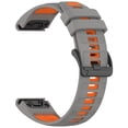 thumbnail image 4 of XiHAMA Compatible with Quatix8 47MM/Tactix8/Fenix 7/Fenix 7 Pro Watch Band, 20mm 22mm 26mm Quickfit Silicone Watch Band Replacement for Garmin instinct E/Garmin Forerunner 965 etc, 4 of 7