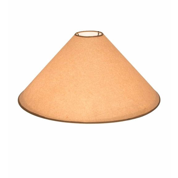 26963 Meyda 21"W X 10"H Simple Tan Paper Shade