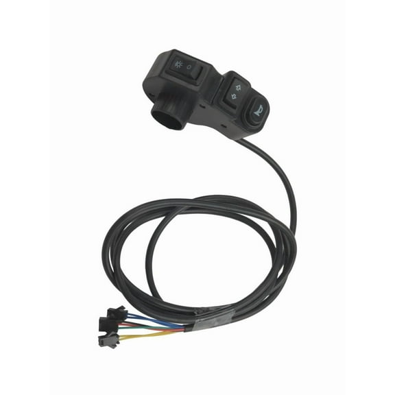 Lylong 3 In1 Motorcycle Switch Electric Bike Scooter Light Turn Signal For Horn On/Off Button For Electric Bike Ebike Scooter Handlebar