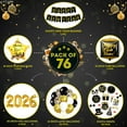 thumbnail image 2 of KatchOn, New Years Eve Party Supplies 2026 - Huge, Set of 76 | Black and Gold Happy New Year Banner, 2026 Balloon Numbers | New Year Foil Balloons, New Years Photo Booth Props | NYE Decorations 2026, 2 of 9