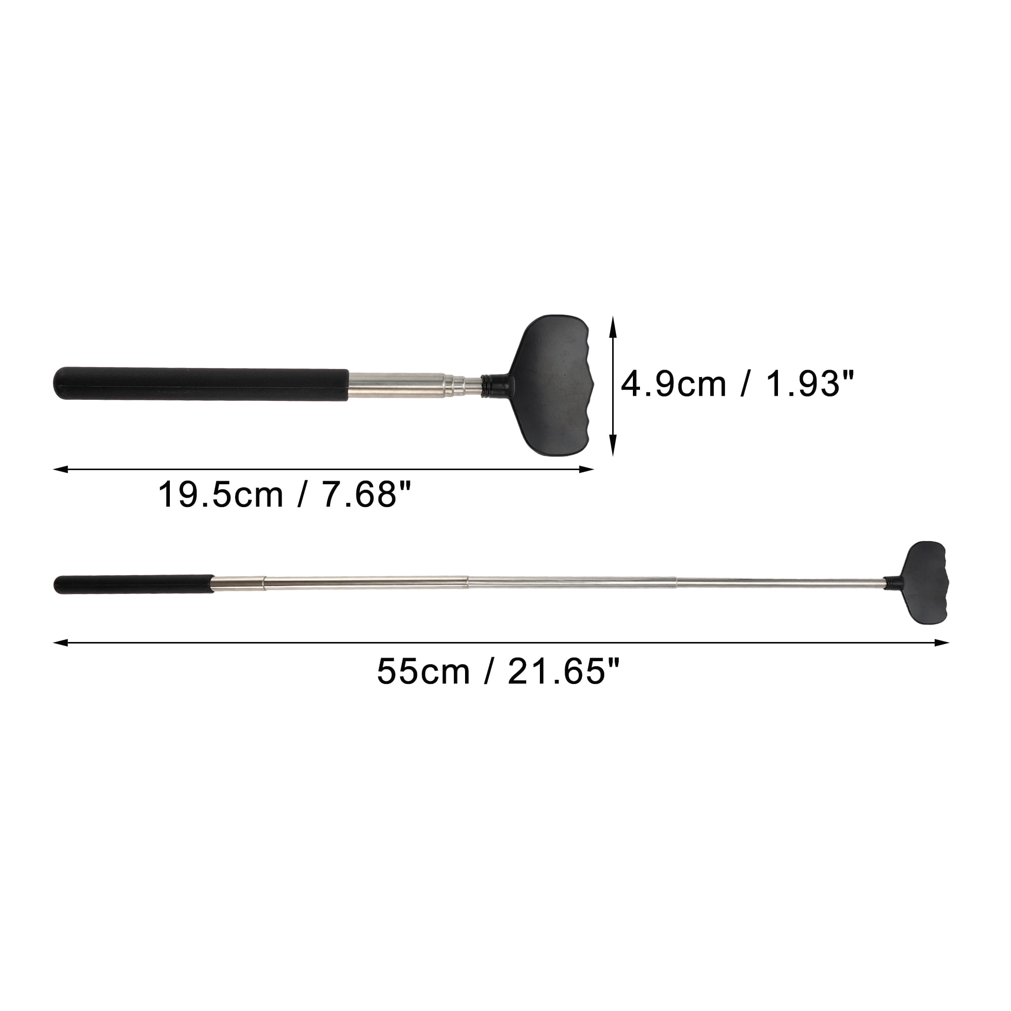 Unique Bargains 1 Pc Rake Shaped Back Scratcher For Bedroom Black
