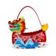 thumbnail image 1 of Bolsa de almacenamiento novedosa hecha a mano con decoración artesanal para el Festival del Bote del Dragón rojo, 1 of 9